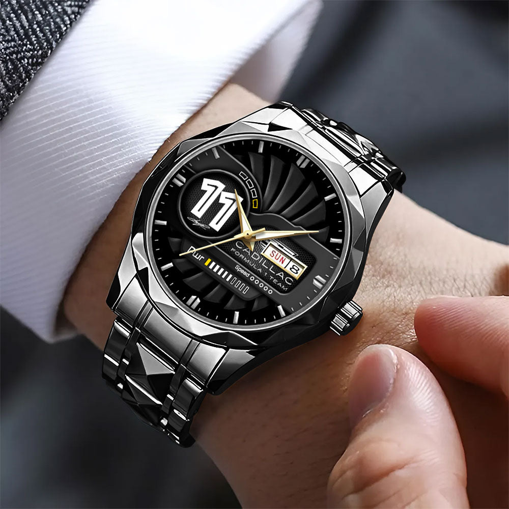Cadillac Formula 1 Team x Checo Perez Alloy Luxury Quartz Watch - TANTN20081