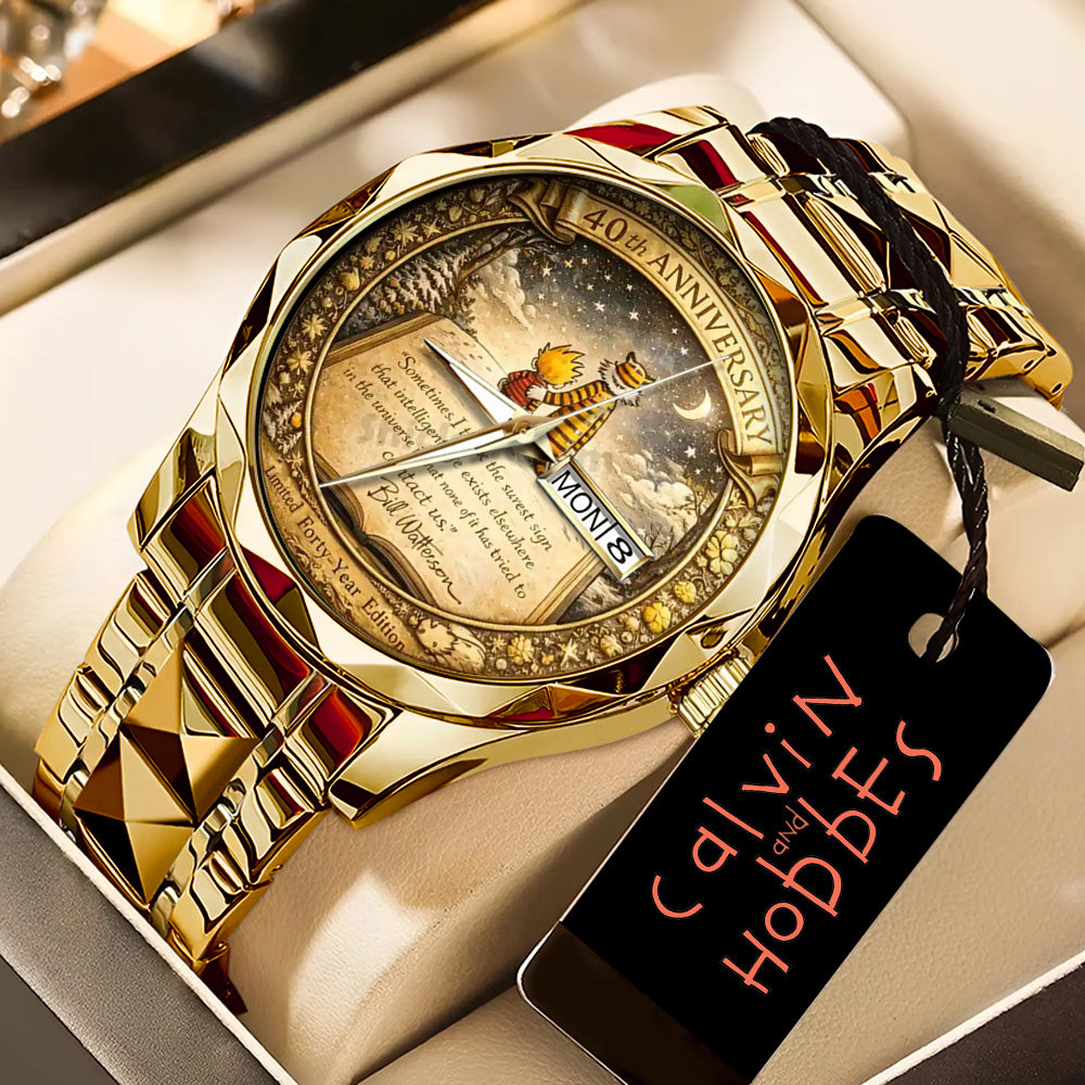 Calvin & Hobbes 40th Anniversary Alloy Luxury Quartz Watch - TANTN20179