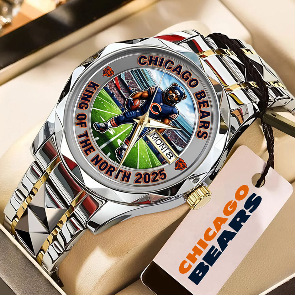 Chicago Bears Alloy Luxury Quartz Watch - TMTHU2962