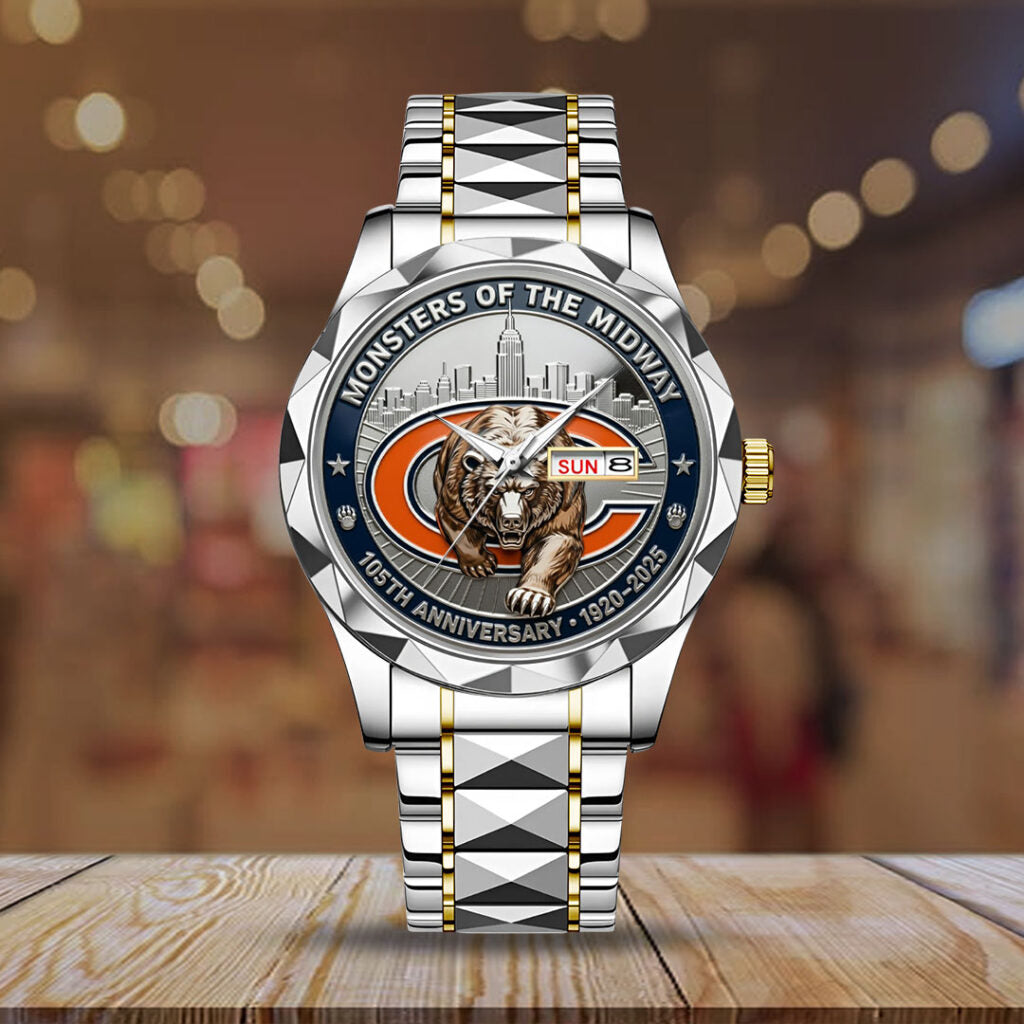 Chicago Bears 105th Anniversary Alloy Luxury Quartz Watch - TMTHU2851