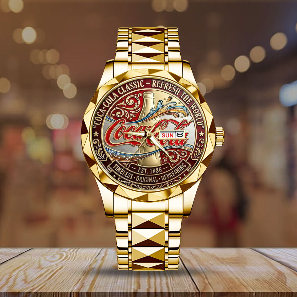 Coca-Cola 140th Anniversary Alloy Luxury Quartz Watch - TANTN21486