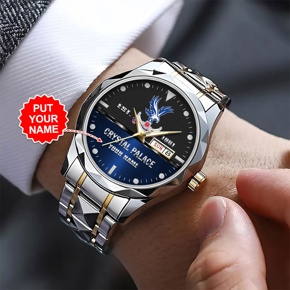 Personalized Crystal Palace FC Alloy Luxury Quartz Watch - TANTN15470