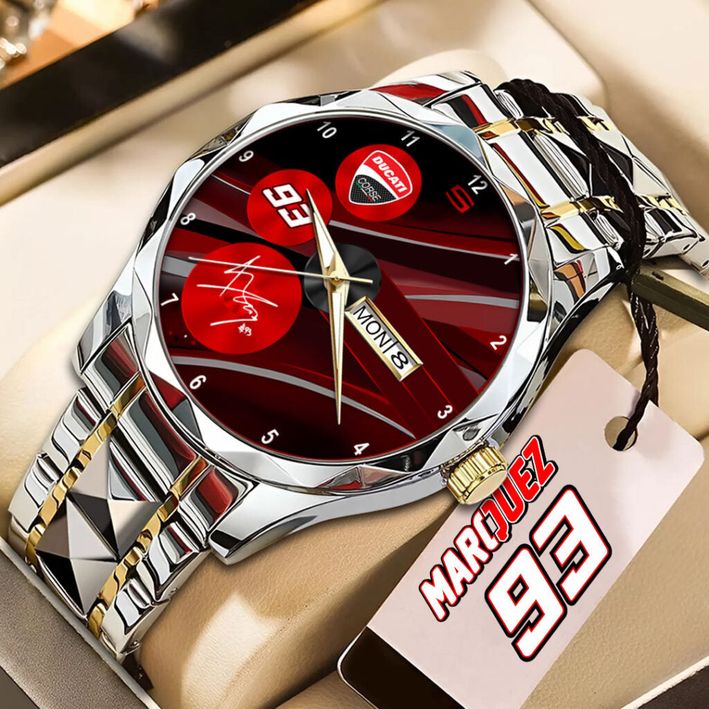 Ducati Lenovo Team x Marc Márquez Alloy Luxury Quartz Watch - TMTHU1340
