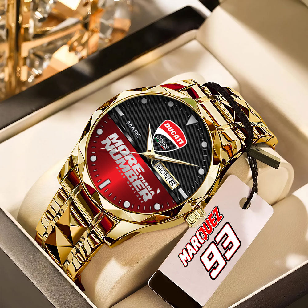 Ducati Lenovo Team x Marc Márquez Alloy Luxury Quartz Watch - TMTHU1316