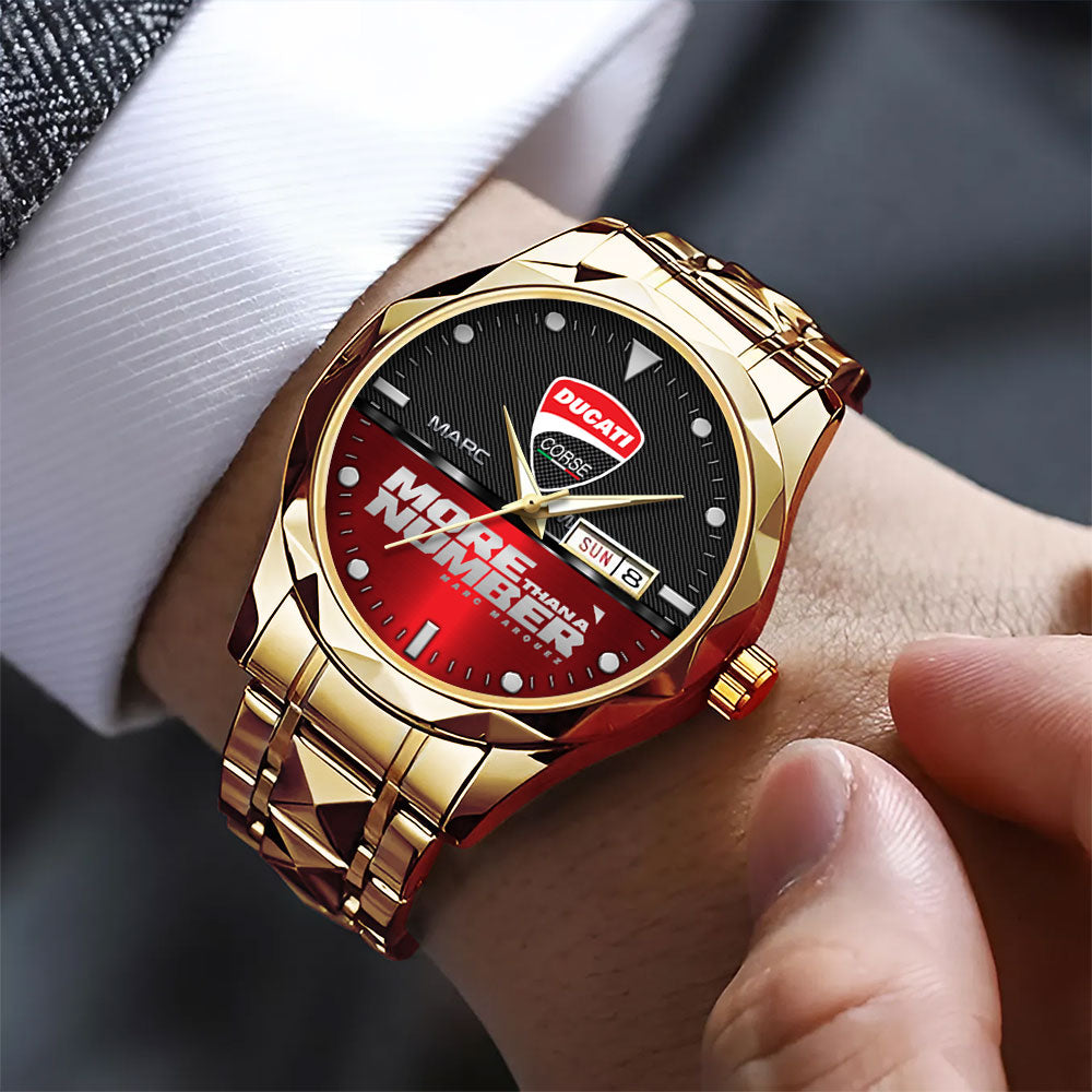 Ducati Lenovo Team x Marc Márquez Alloy Luxury Quartz Watch - TMTHU1316