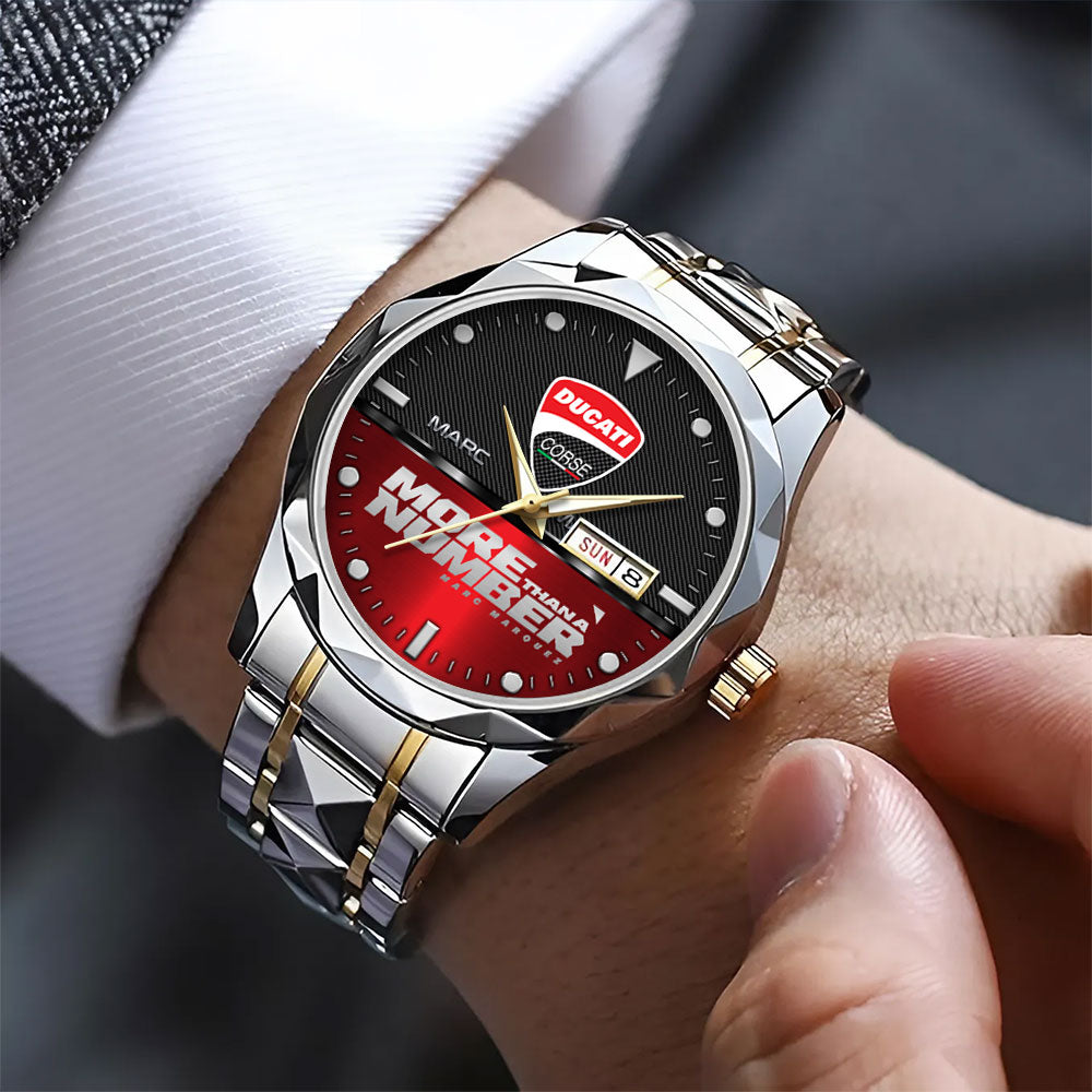 Ducati Lenovo Team x Marc Márquez Alloy Luxury Quartz Watch - TMTHU1316