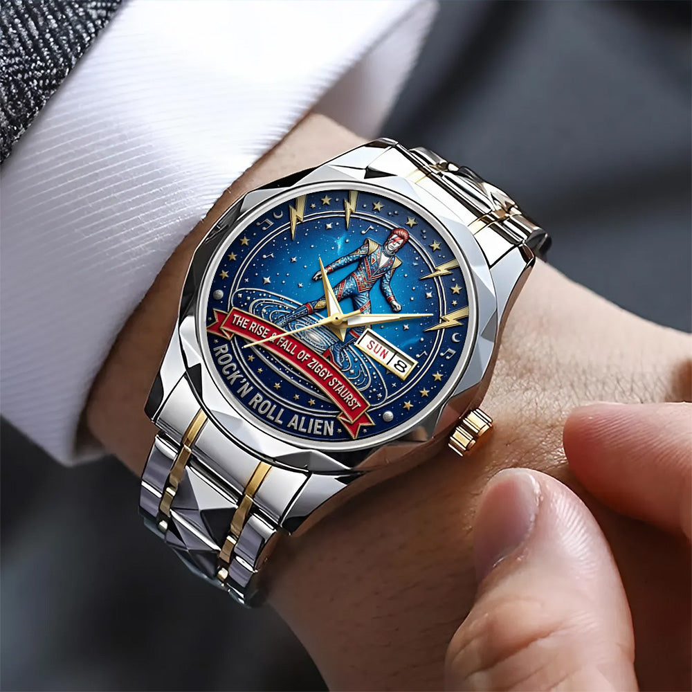 David Bowie Alloy Luxury Quartz Watch - TANTN20809