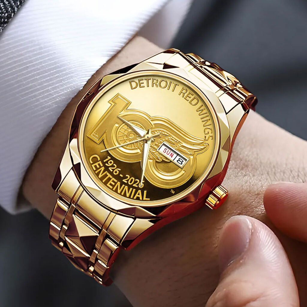 Detroit Red Wings 100th Anniversary Alloy Luxury Quartz Watch - TANTN21496