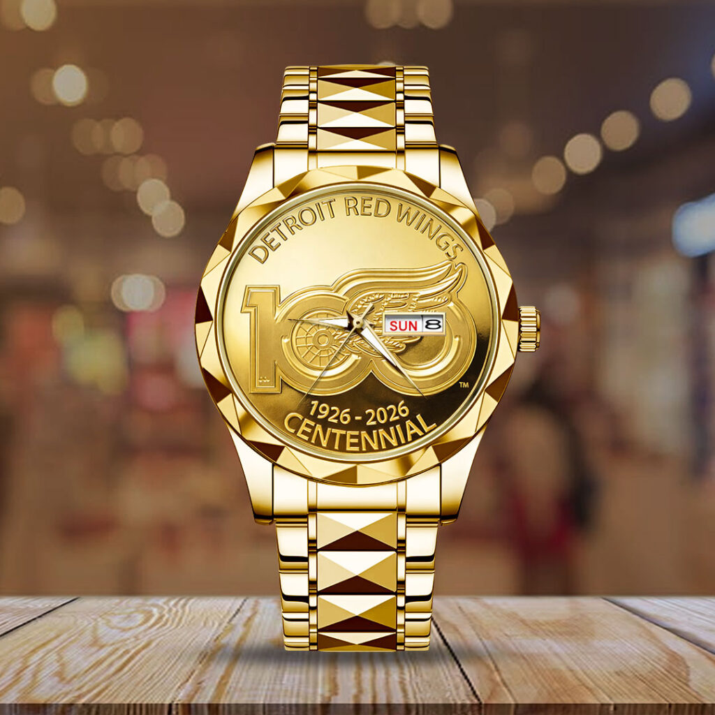 Detroit Red Wings 100th Anniversary Alloy Luxury Quartz Watch - TANTN21496