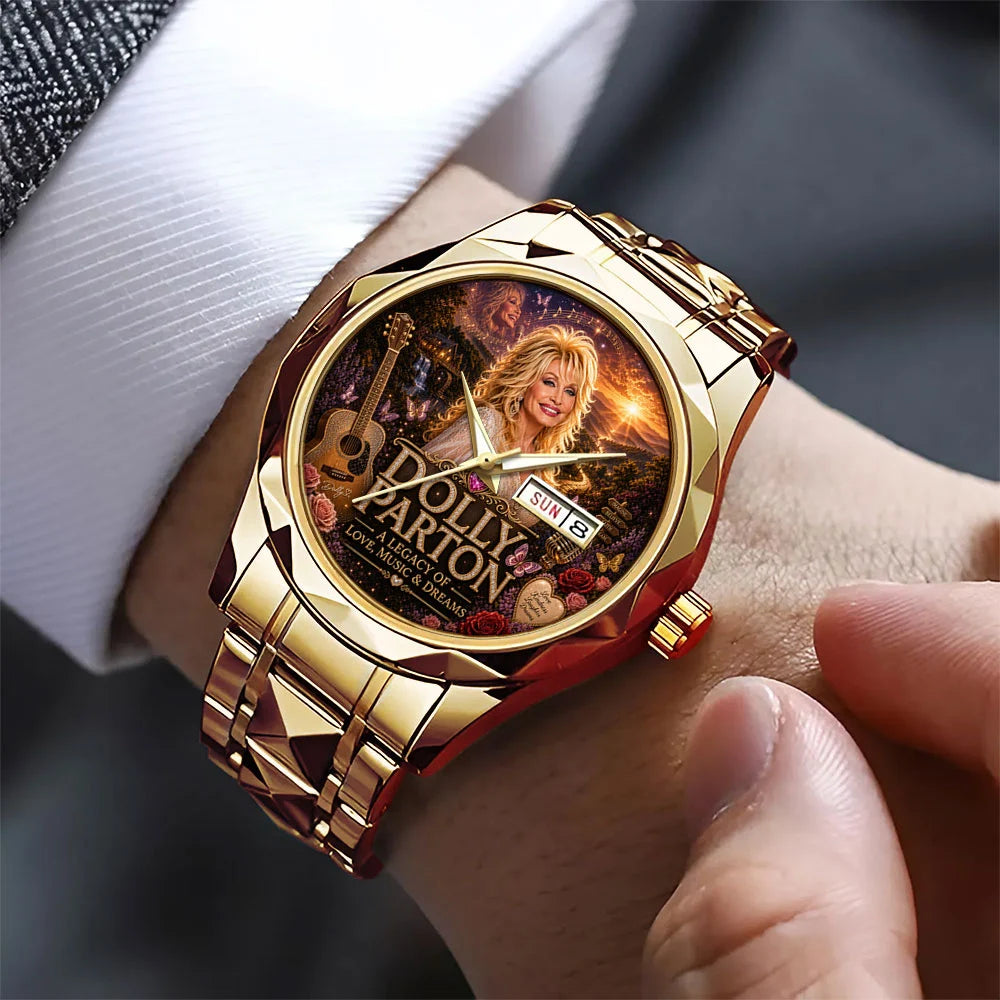 Dolly Parton Alloy Luxury Quartz Watch - TMTHU8950
