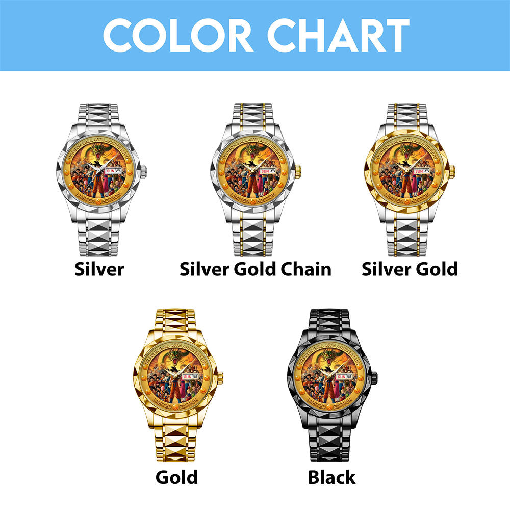 Dragon Ball 40th Anniversary Alloy Luxury Quartz Watch - TMTHU3782