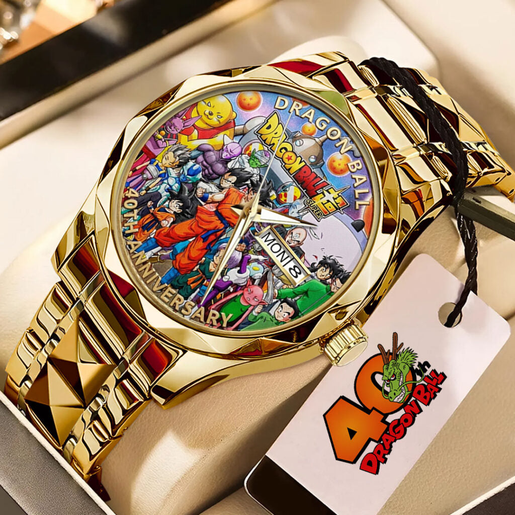 Dragon Ball 40th Anniversary Alloy Luxury Quartz Watch - TMTHU3532