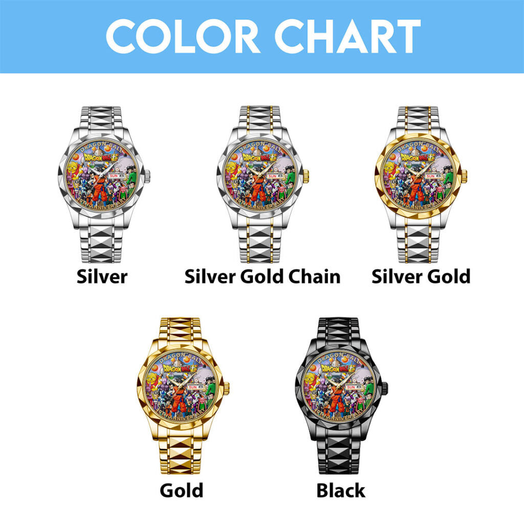 Dragon Ball 40th Anniversary Alloy Luxury Quartz Watch - TMTHU3532