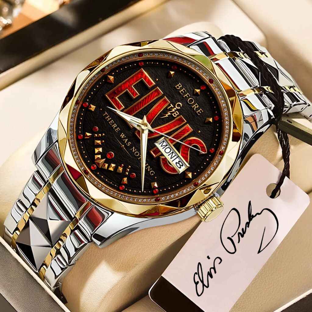 Elvis Presley Alloy Luxury Quartz Watch - VANDH5118