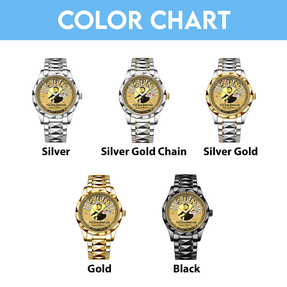 Elvis Presley Alloy Luxury Quartz Watch - MAITM12731