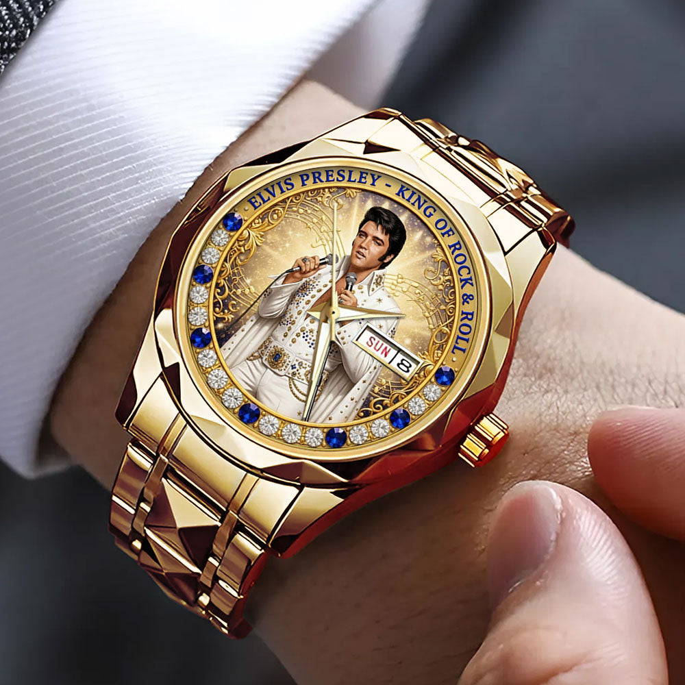 Elvis Presley Alloy Luxury Quartz Watch - TMTHU3177