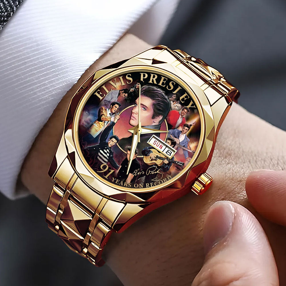 Elvis Presley Alloy Luxury Quartz Watch - TMTHU3816