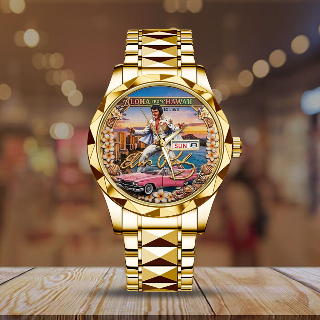 Elvis Presley Alloy Luxury Quartz Watch - TMTHU5356