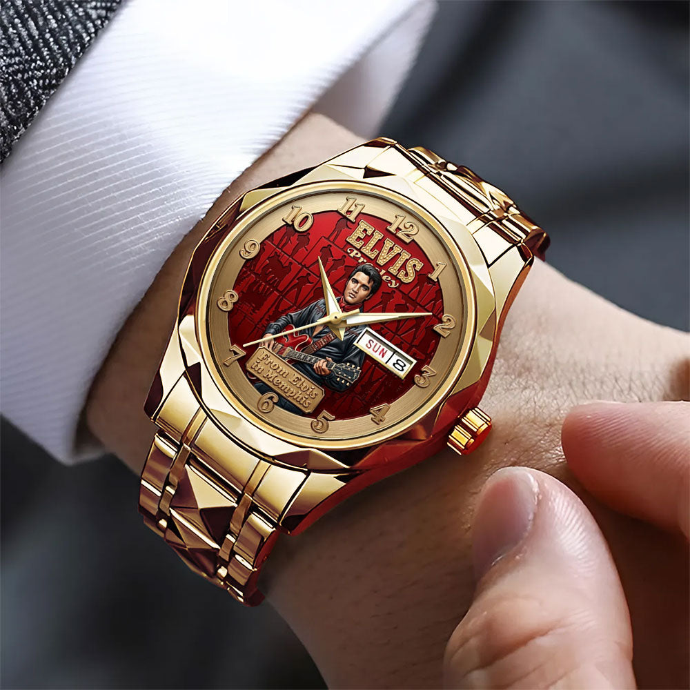 Elvis Presley Alloy Luxury Quartz Watch - TMTHU6293