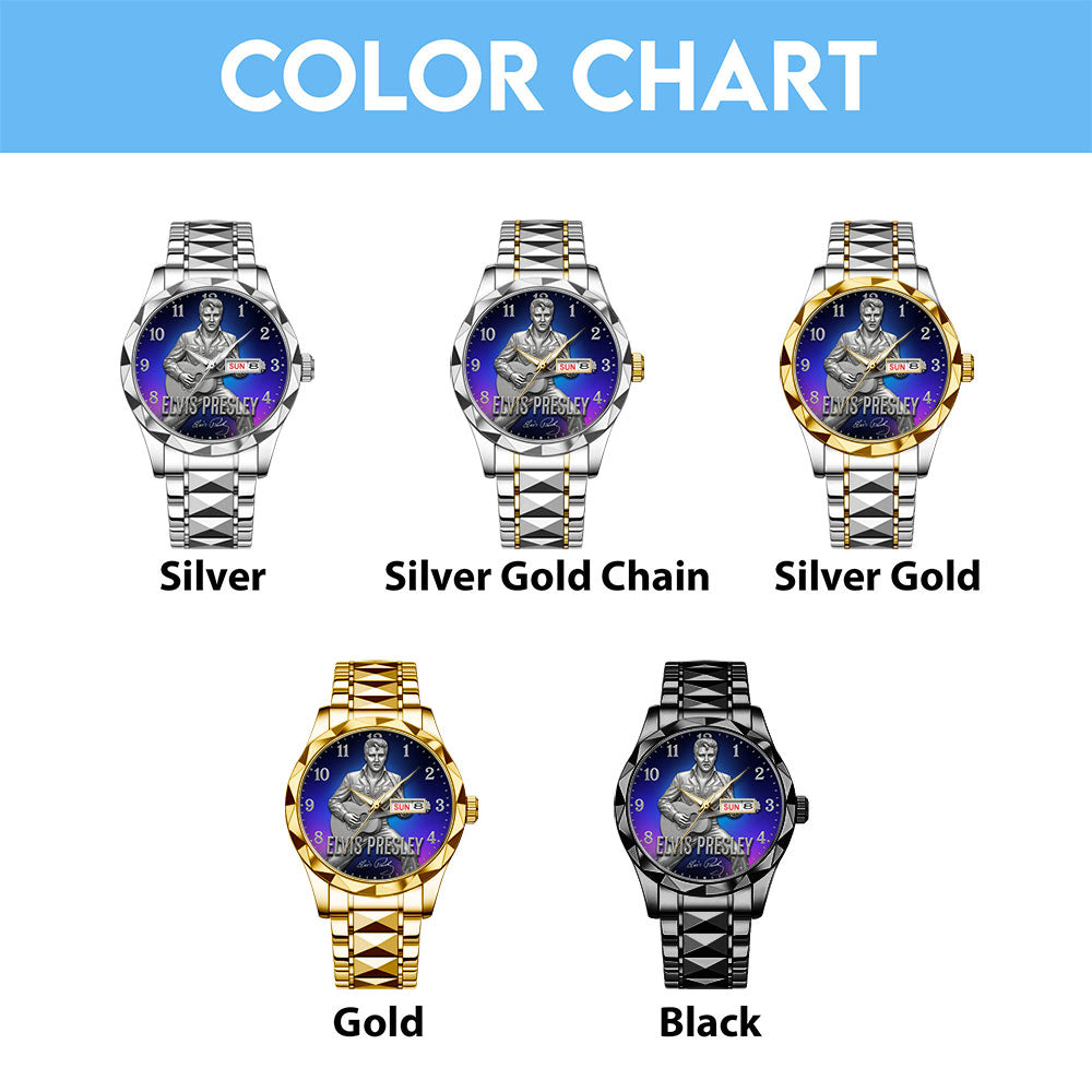 Elvis Presley Alloy Luxury Quartz Watch - TMTHU7275