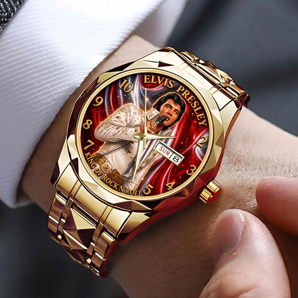Elvis Presley Alloy Luxury Quartz Watch - TMTHU8121