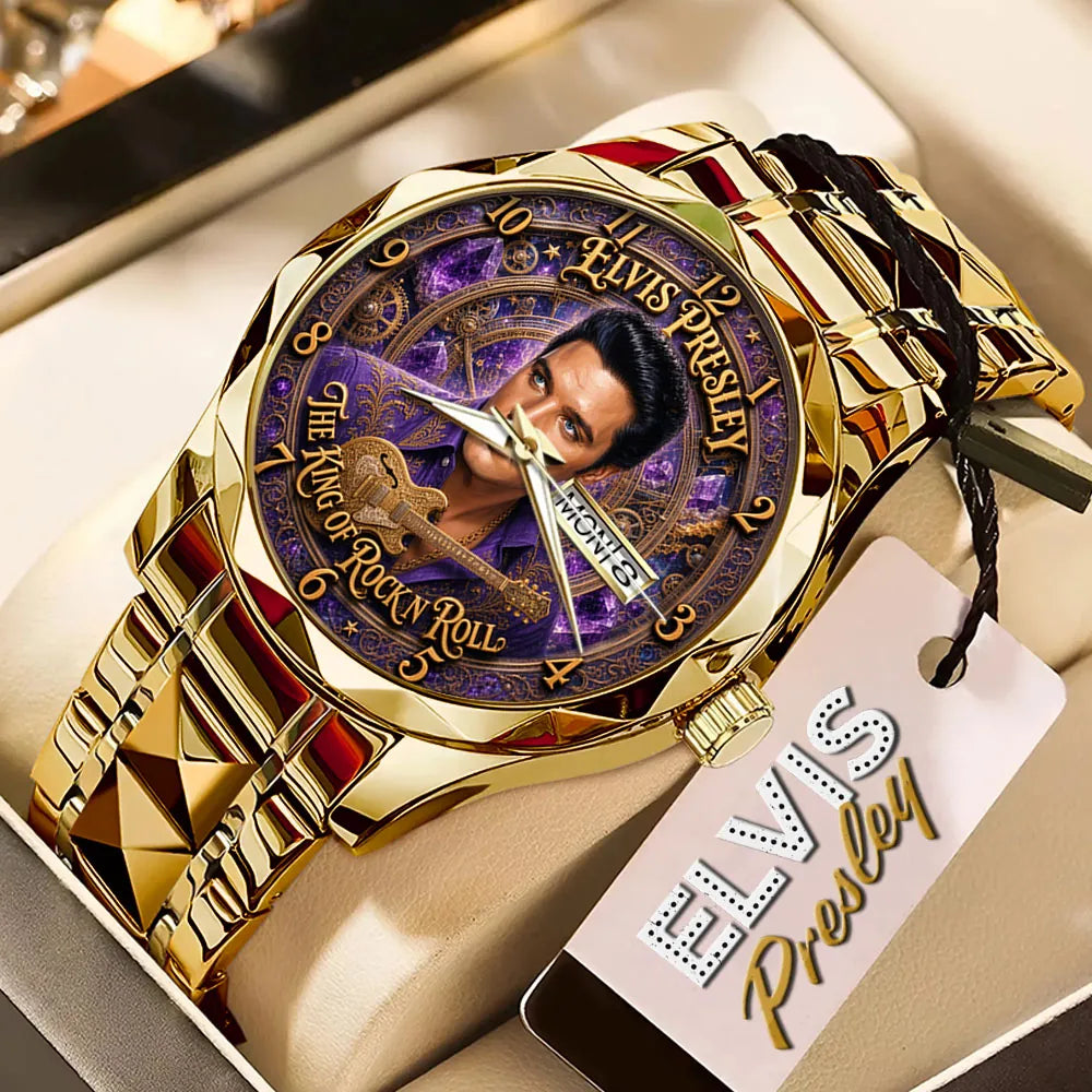 Elvis Presley Alloy Luxury Quartz Watch - TMTHU8613