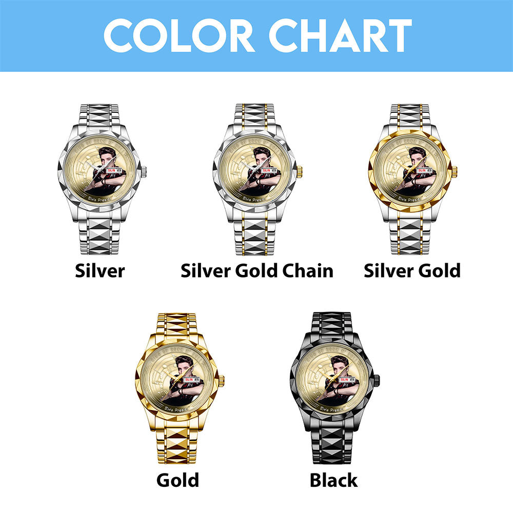 Elvis Presley Alloy Luxury Quartz Watch - MAITM 12060