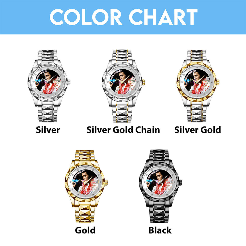 Elvis Presley Alloy Luxury Quartz Watch - MAITM12682