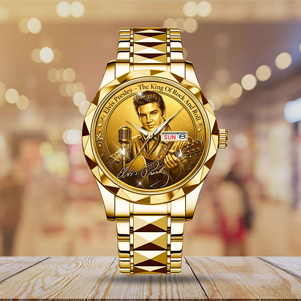 Elvis Presley Alloy Luxury Quartz Watch - MAITM14654