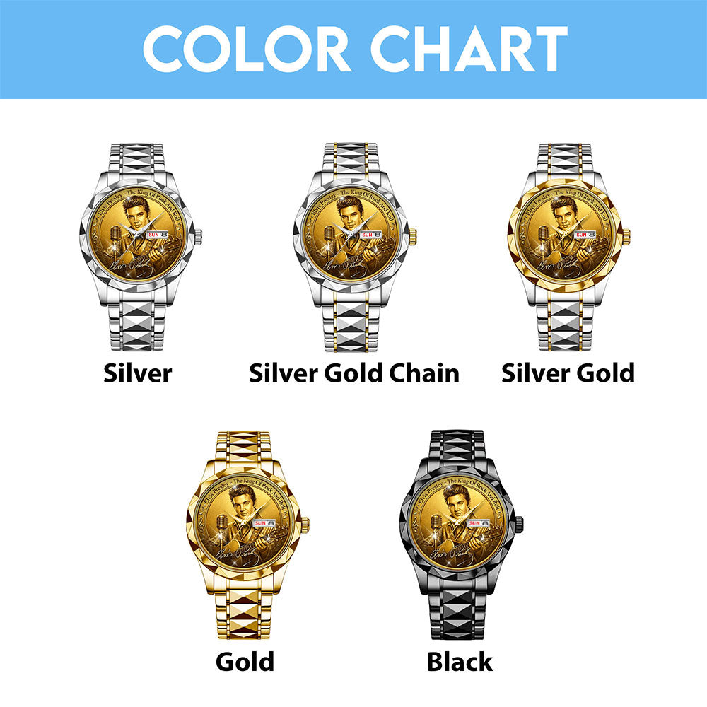 Elvis Presley Alloy Luxury Quartz Watch - MAITM14654