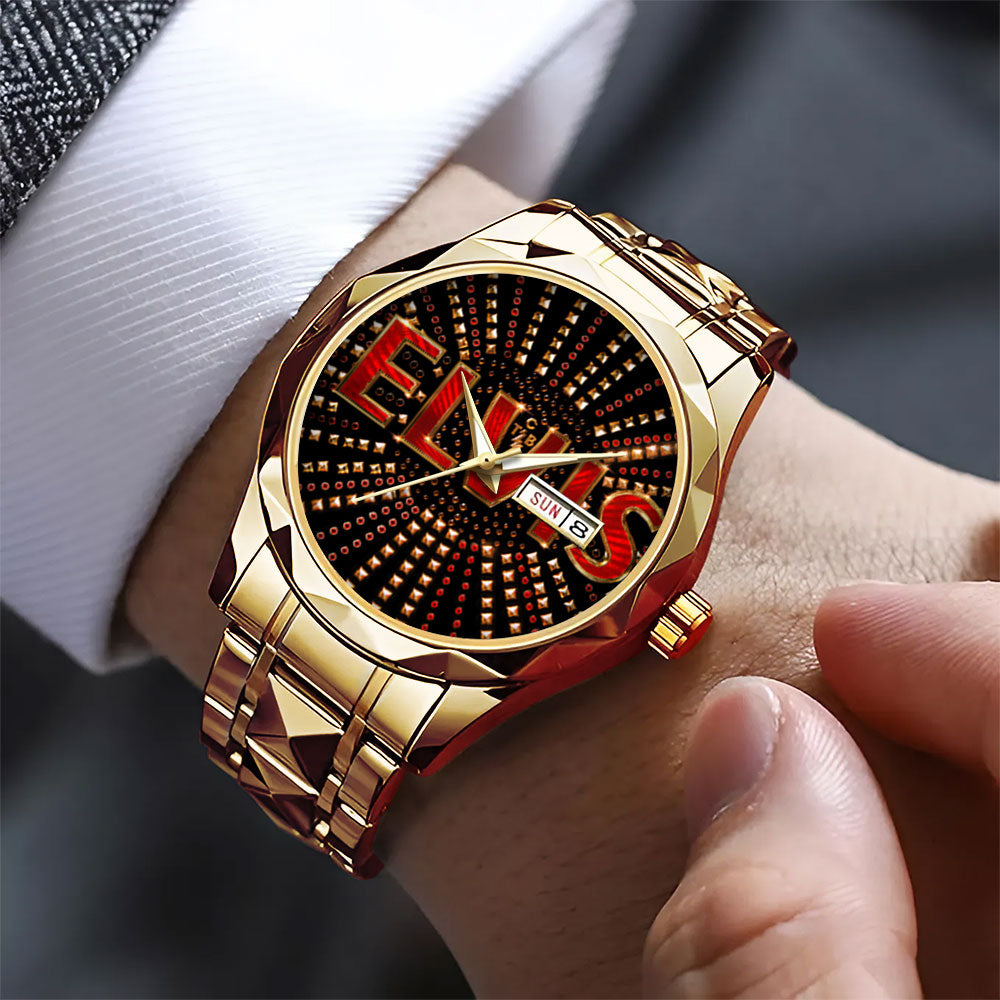 Elvis Presley Alloy Luxury Quartz Watch - TANTN 13959