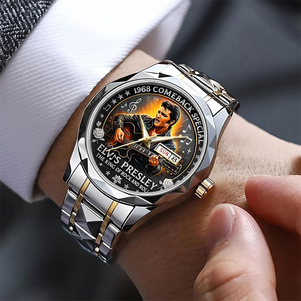 Elvis Presley Alloy Luxury Quartz Watch - TANTN 14150