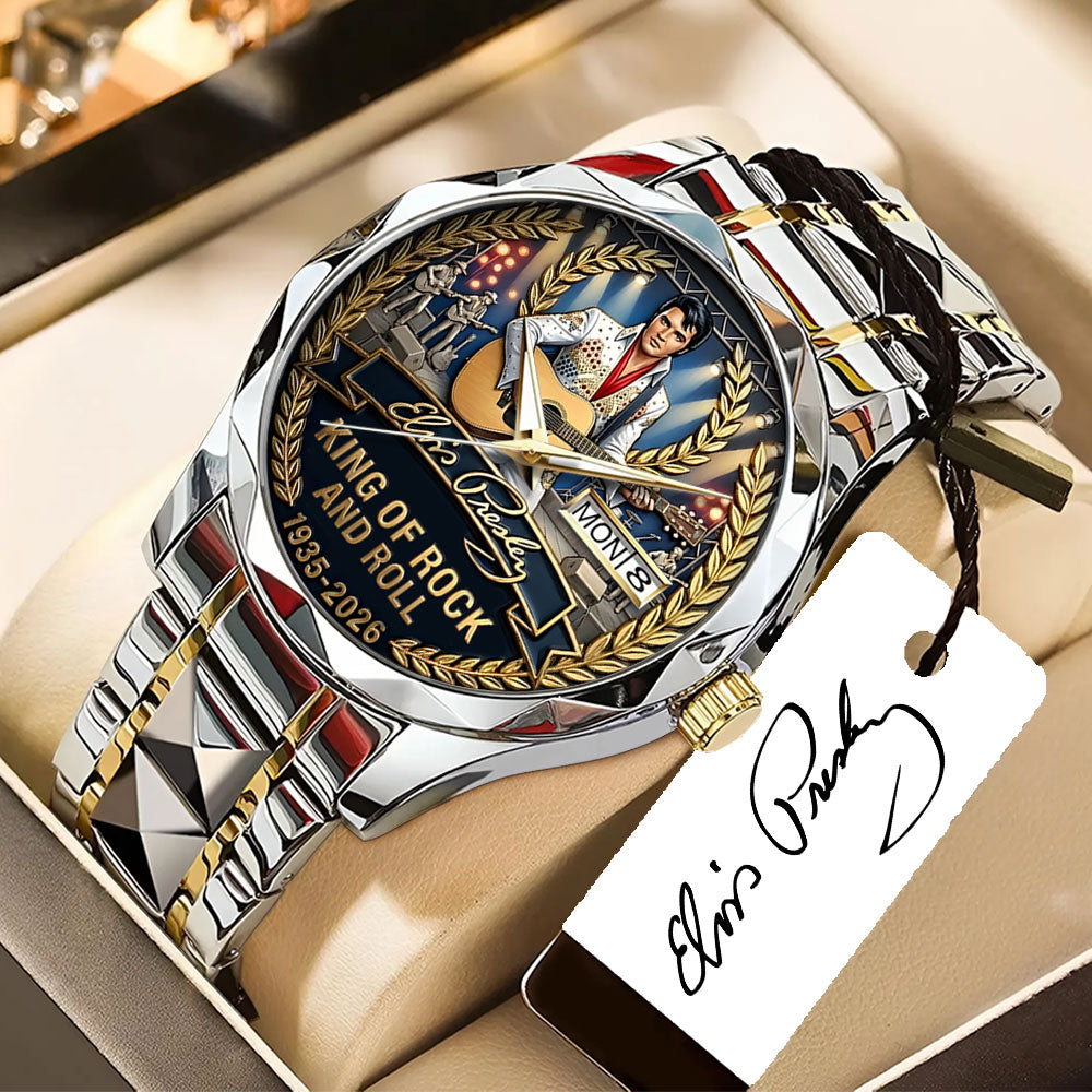 Elvis Presley Alloy Luxury Quartz Watch - TANTN20585