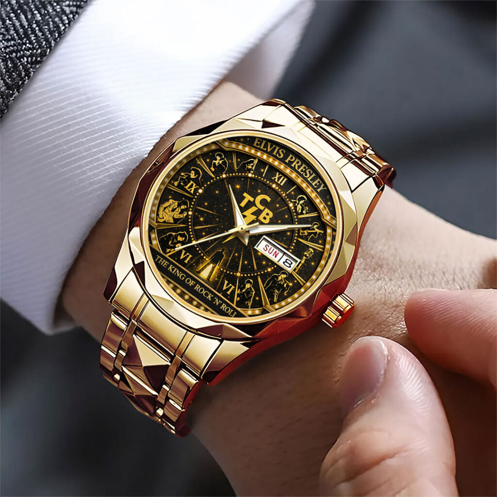 Elvis Presley Alloy Luxury Quartz Watch - TANTN20956
