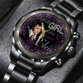 Elvis Presley Black Stainless Steel Watch - HOATT 7242