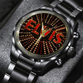Elvis Presley Black Stainless Steel Watch - TANTN 6009