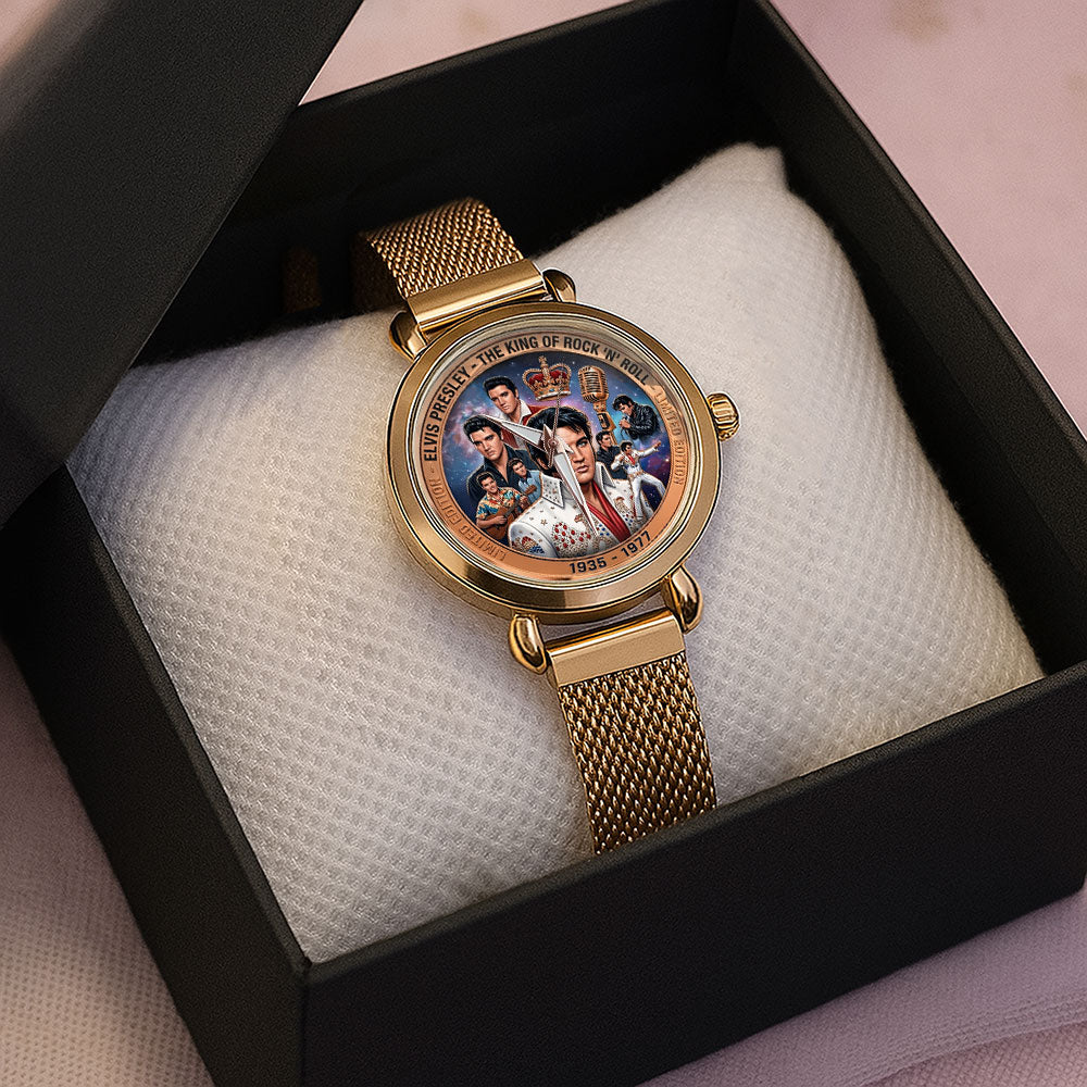 Elvis Presley Mesh Strap Quartz Watch - TMTHU6268