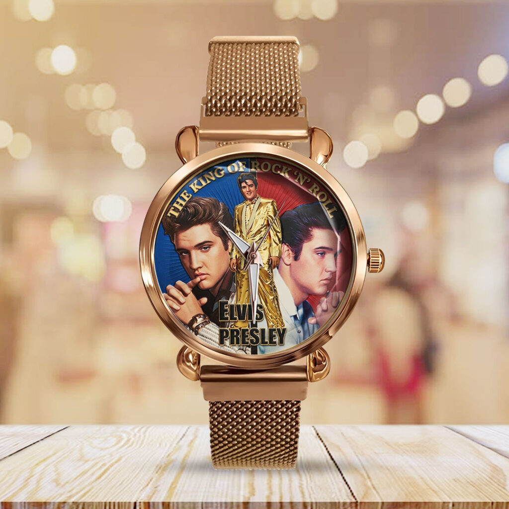 Elvis Presley Mesh Strap Quartz Watch - TMTHU5580