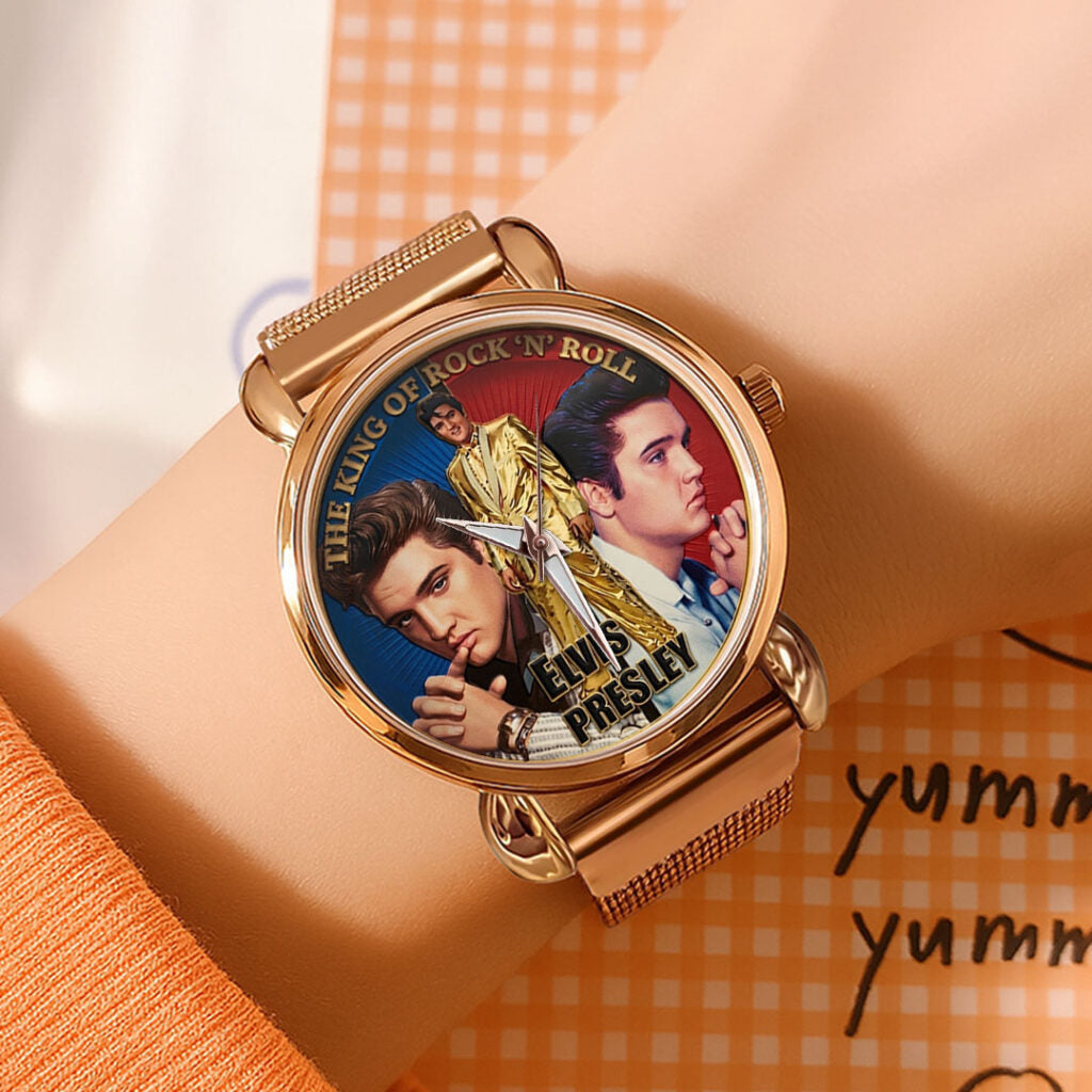 Elvis Presley Mesh Strap Quartz Watch - TMTHU5580