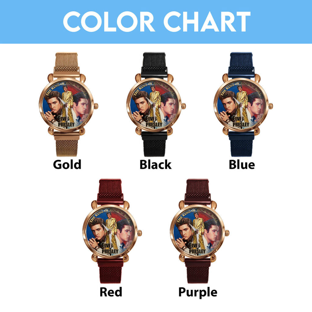 Elvis Presley Mesh Strap Quartz Watch - TMTHU5580