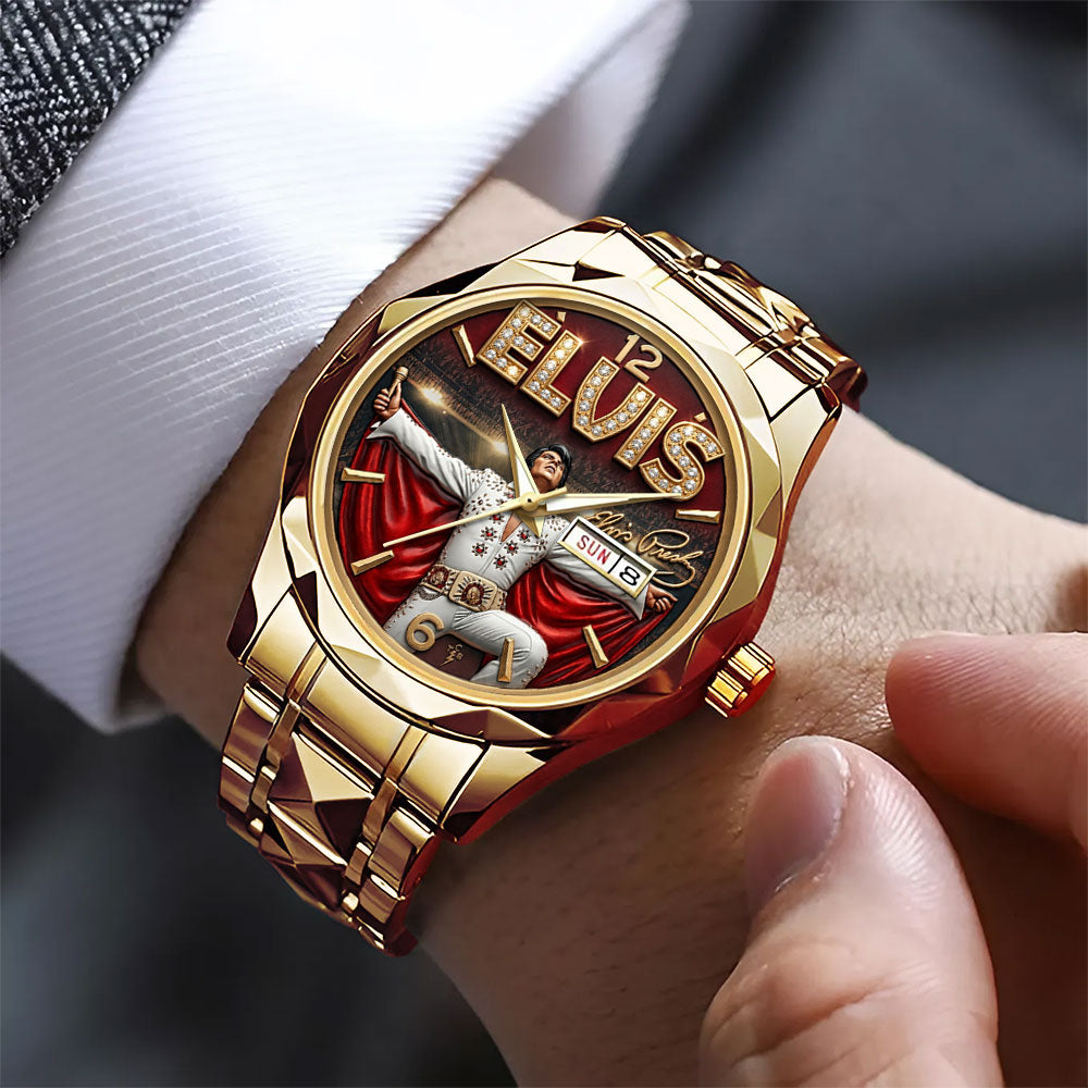 Elvis Presley Alloy Luxury Quartz Watch - TMTHU6478