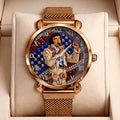 Elvis Presley Mesh Strap Quartz Watch - TMTHU9002