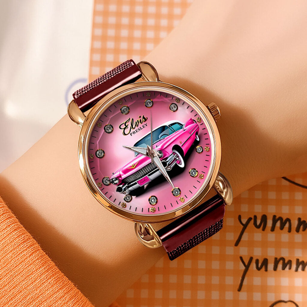 Elvis Presley Mesh Strap Quartz Watch - HOATT18267