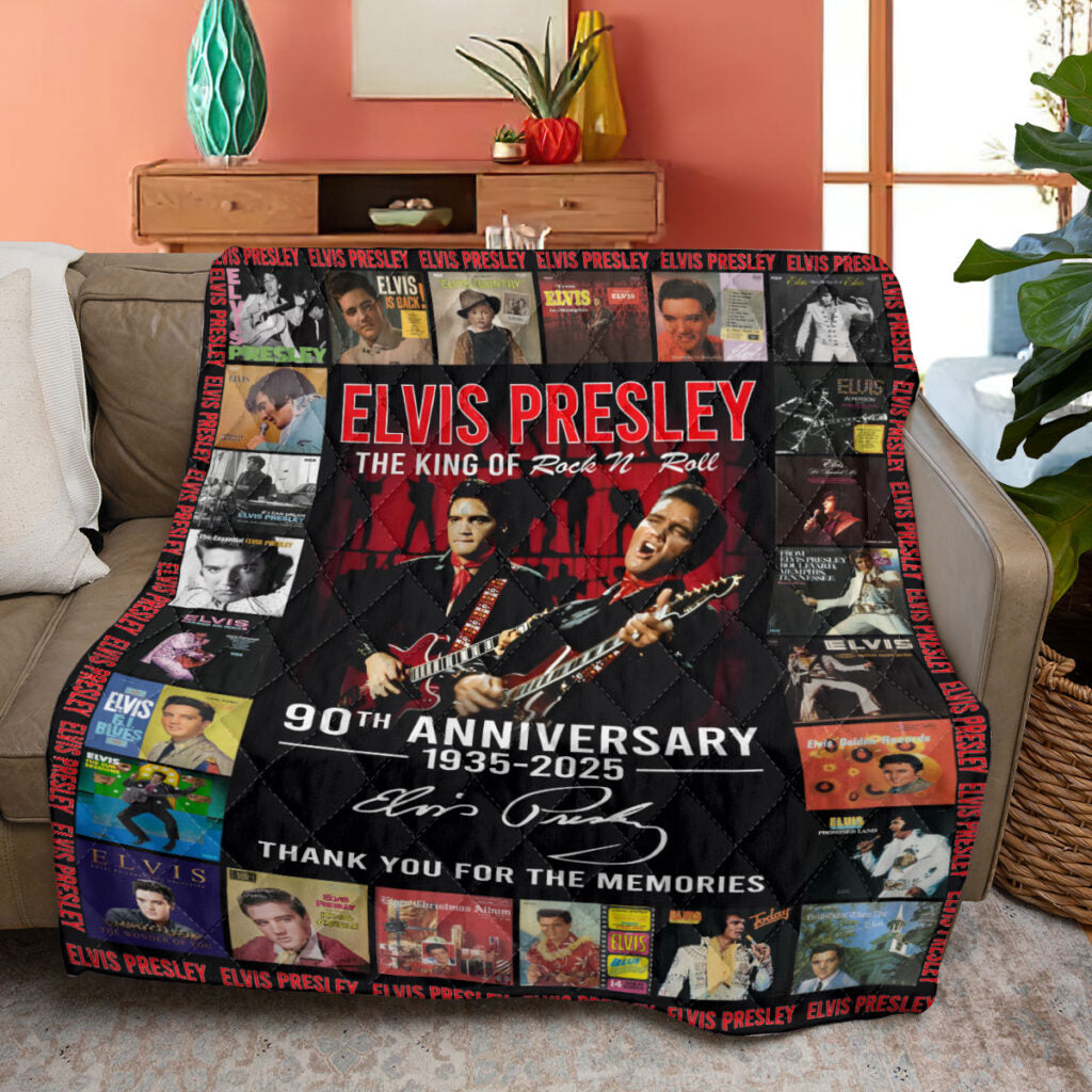 Elvis Presley Quilt Blanket - TANTN 10296