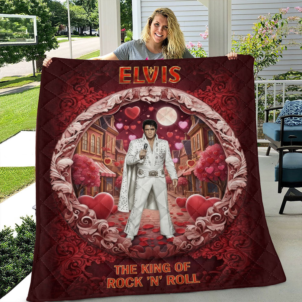 Elvis Presley Quilt Blanket - TMTHU3149