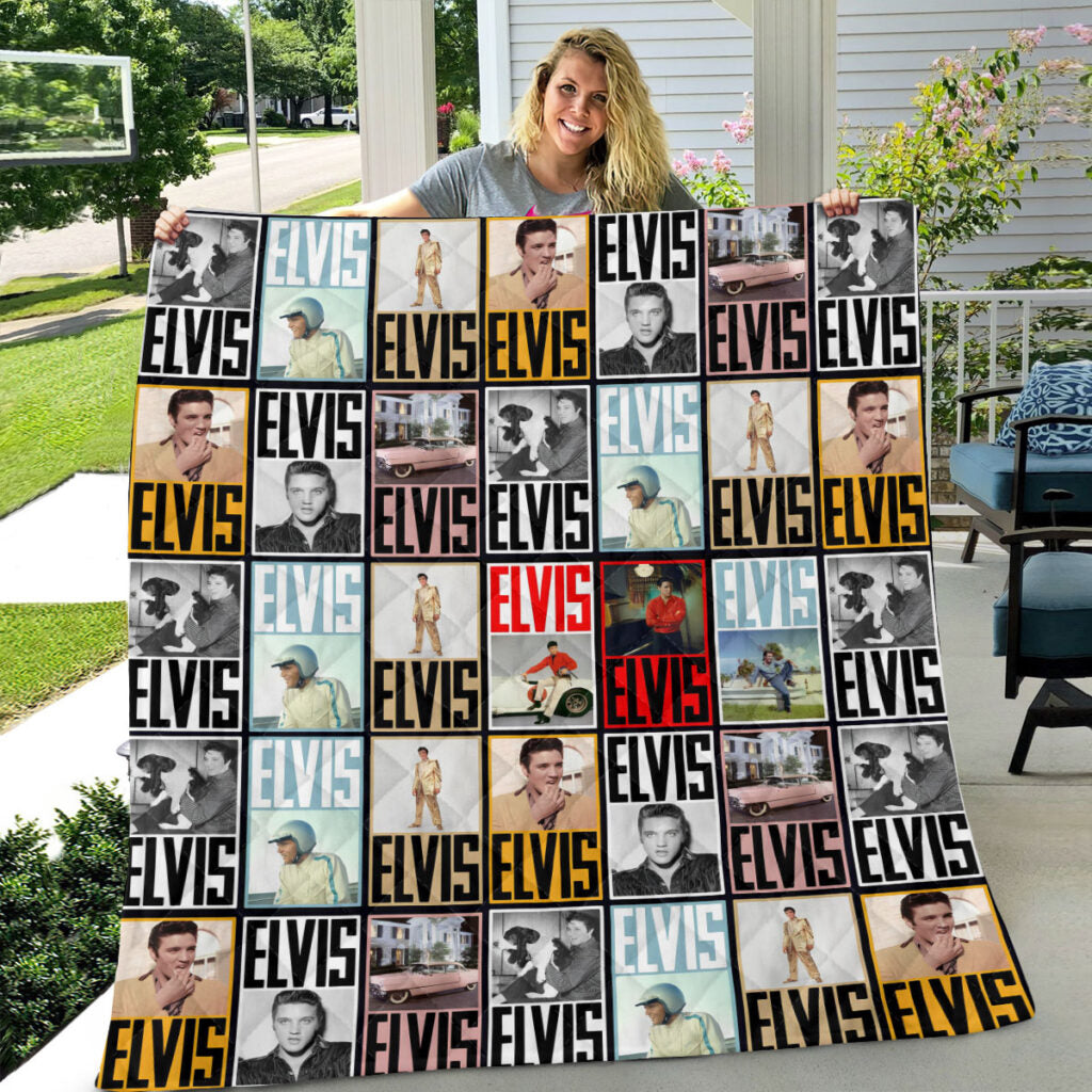 Elvis Presley Quilt Blanket - VANDH5036