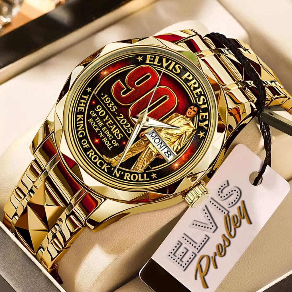 Elvis Presley Alloy Luxury Quartz Watch - TMTHU3135