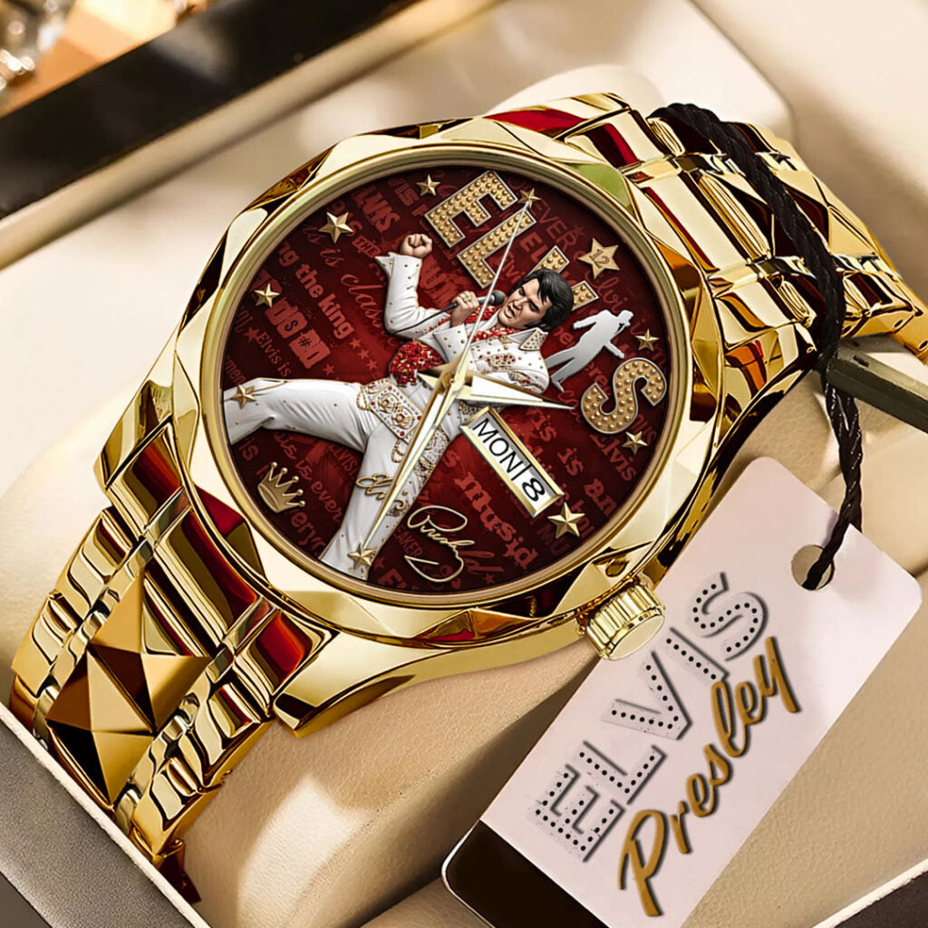 Elvis Presley Alloy Luxury Quartz Watch - TMTHU6290