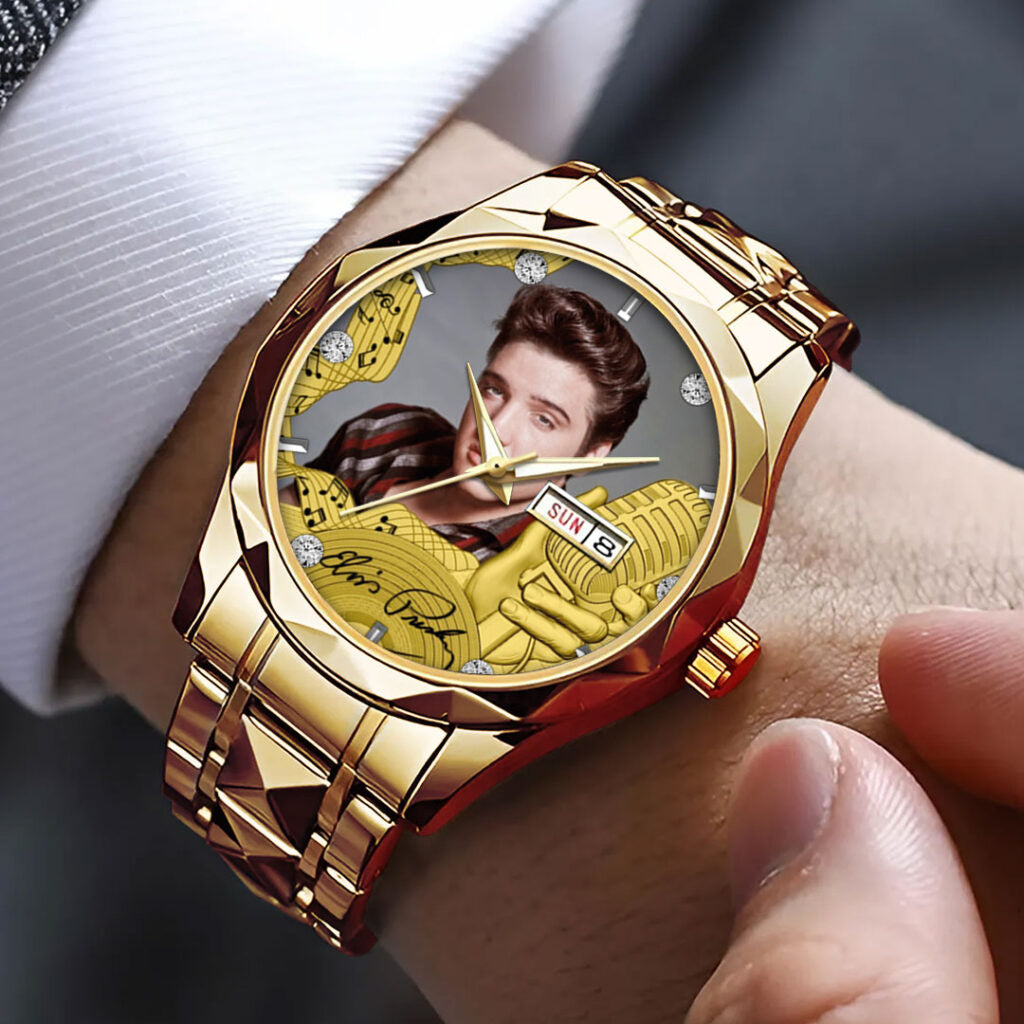 Elvis Presley Alloy Luxury Quartz Watch - GNE 3864