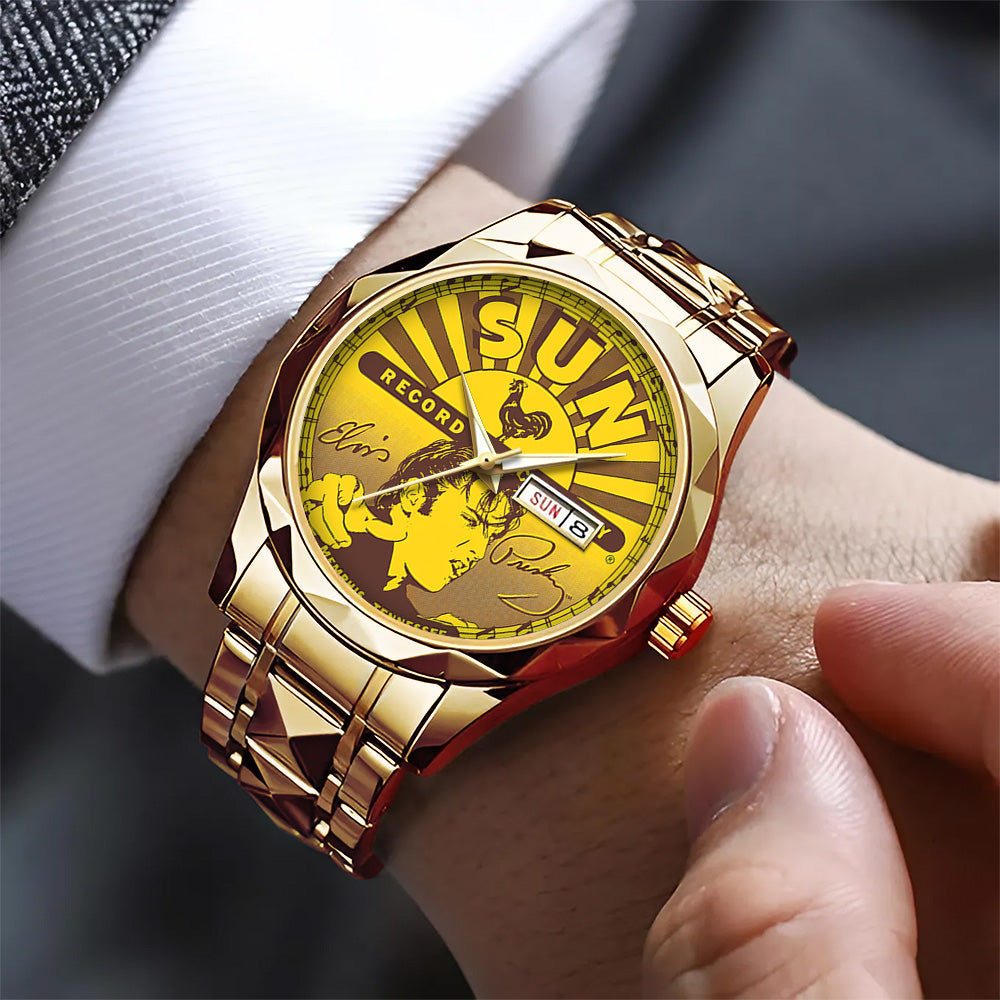 Elvis Presley Alloy Luxury Quartz Watch - GNE4229